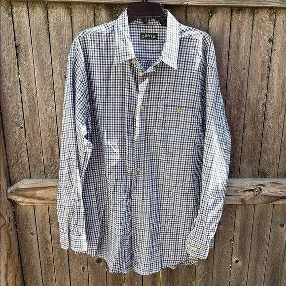 Orvis | Shirts | Orvis Xl Cotton Shirt | Poshmark